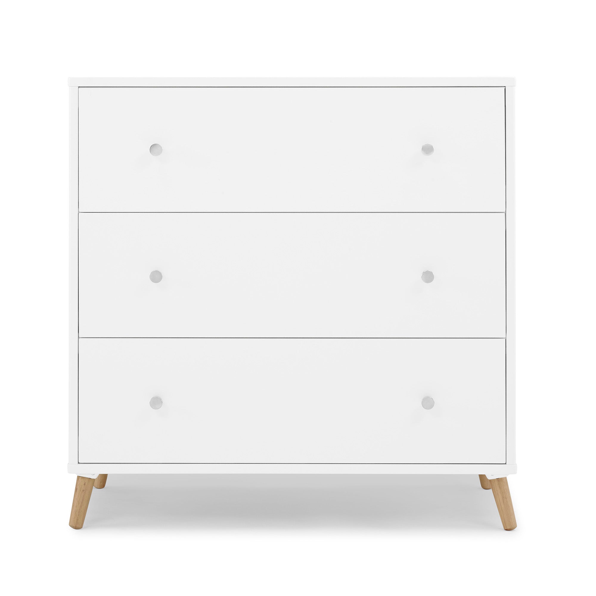 Jordan 3-Drawer Dresser with Interlocking Drawers - Sturdy Bedroom Storage Furniture for Clothes & Accessories | Perfect for Master Bedroom, Guest Room or Dorm Organization