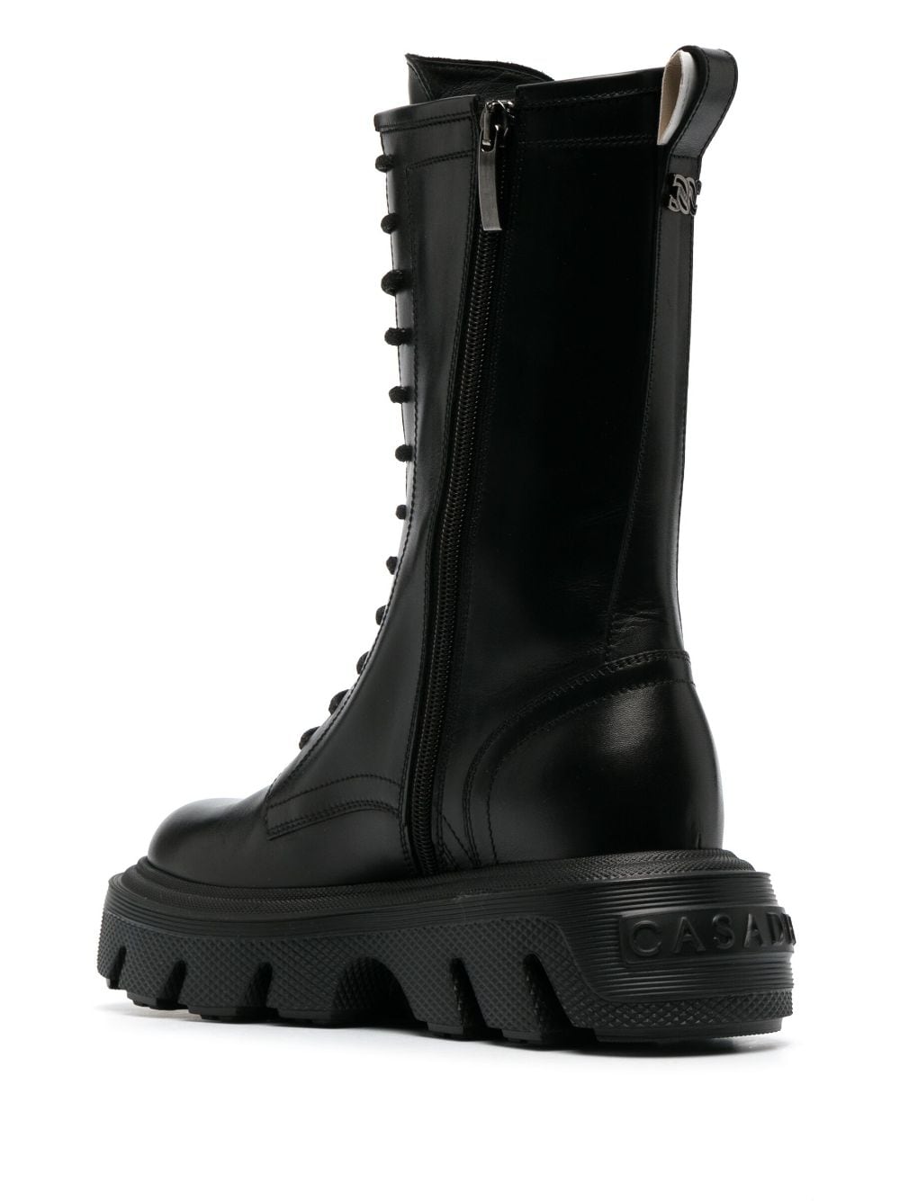 Casadei Black Leather Ankle Boots for Women - Stylish & Comfortable Heeled Booties for Office, Party & Night Out