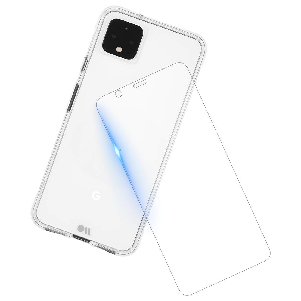 Case-Mate Google Pixel 4 XL Case with Tempered Glass Screen Protector - Shockproof Clear Protective Cover for Google Pixel 4 XL - Perfect for Everyday Use, Work & Travel Protection
