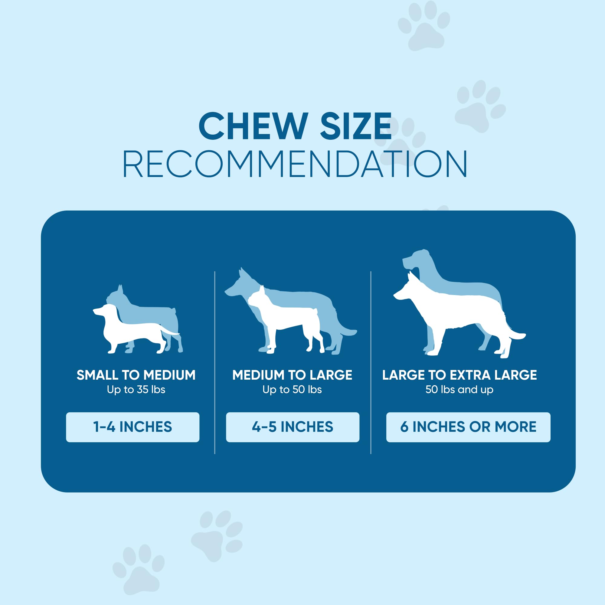Premium Natural Rawhide Bones for Dogs 5-6 Inches | Long-Lasting Dog Chews Made from Free-Range, Grass-Fed Cattle | No Hormones, Additives or Chemicals | 25 Count | Perfect for Puppy Teething, Dental Health & Anxiety Relief