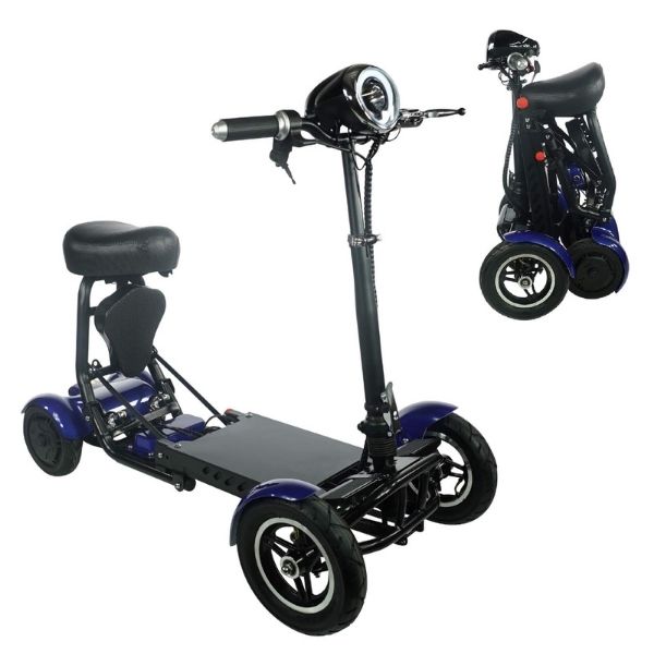 ComfyGo MS 3000 Foldable Mobility Scooter for Adults - Lightweight Electric Wheelchair with Long Battery Life - Perfect for Travel, Shopping & Outdoor Activities