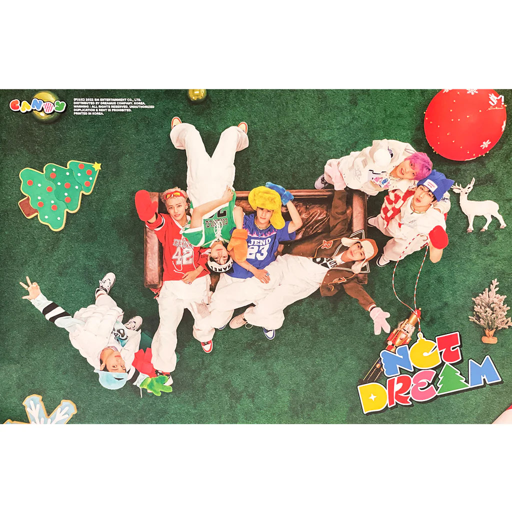 NCT DREAM WINTER SPECIAL MINI ALBUM 'CANDY' Official Poster - Kpop Merchandise for Fans, Room Decor & Gift Idea