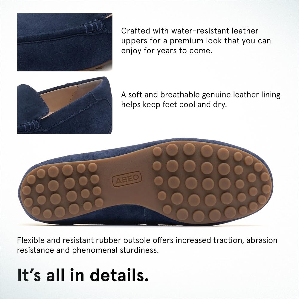 ABEO Harbor Women's Loafers with Arch Support - Comfortable Dress Shoes for Women with Metatarsal Pads & Foot Pain Relief - Perfect for Work, Travel & Everyday Wear