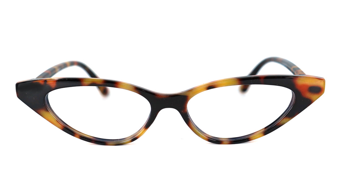 Stylish Patterned Cateye Acetate Sunglasses Frame 1509R - Trendy Retro Glasses for Women, Perfect for Outdoor Activities & Fashion Accessories