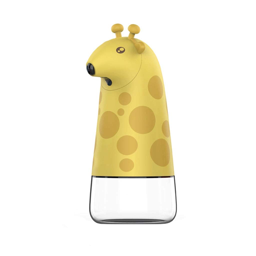 Premium Automatic Touchless Foaming Soap Dispenser - 300ml/10oz, Giraffe Design for Bathroom & Kitchen | Hands-Free Sensor Soap Dispenser with Cute Animal Shapes (Fox/Dinosaur Options) - Ideal for Home, Office, and Public Restrooms