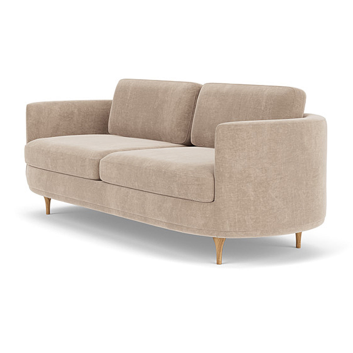 Elinor Fabric 3-Seater Sofa - Modern Comfortable Living Room Couch for Small Spaces, Apartments & Cozy Homes | Perfect for Lounging, Entertaining & Relaxing