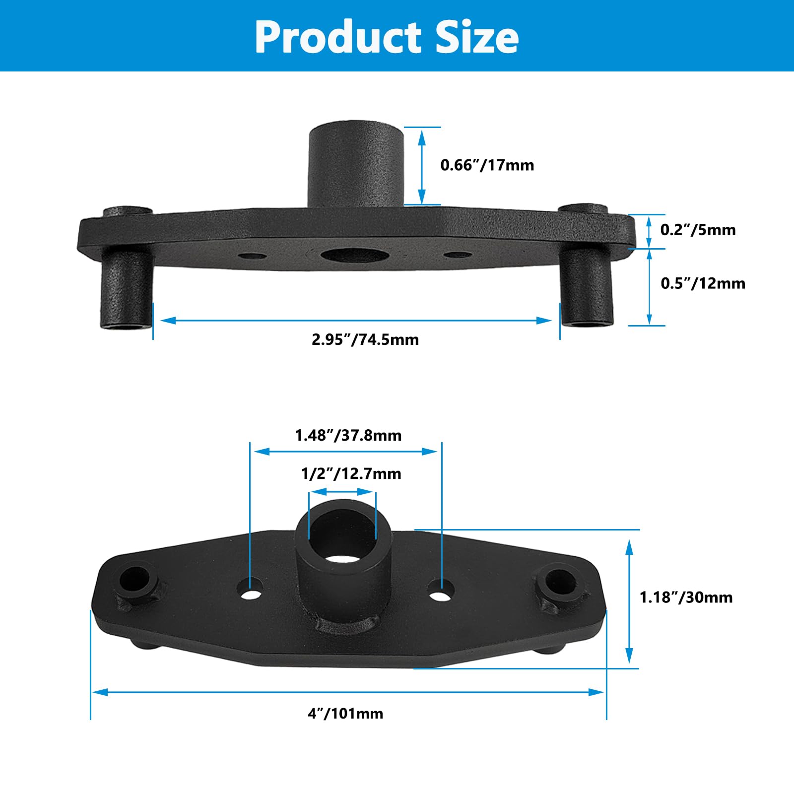 Self-Centering Dowel Jig Kit - 1/2 Inch Drill Guide for Floating Shelf Brackets | Woodworking Tool for Straight Holes | Perfect for Invisible Shelf Hardware Installation (DIY Home Improvement & Cabinet Making)