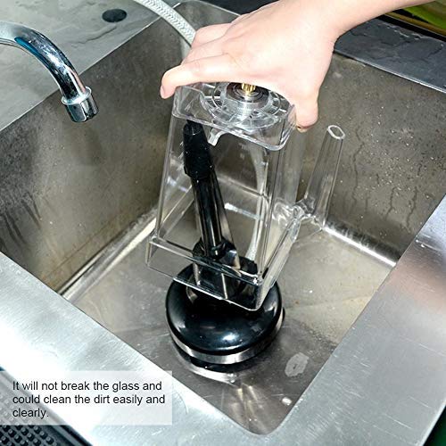 Portable Glass Rinser Cup Washer - Bar, Coffee, Restaurant & Home Kitchen Blender Cleaning Tool | Perfect for Washing Wine Glasses, Cocktail Cups & Kitchen Utensils