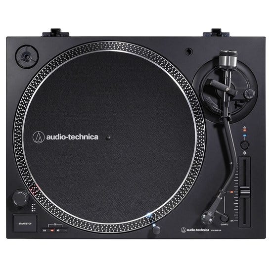 Audio Technica AT LP120XBT-USB Professional Direct-Drive Turntable (Black) - Wireless Bluetooth & USB Connectivity for Vinyl Recording & Streaming - Perfect for DJs, Music Lovers & Home Entertainment