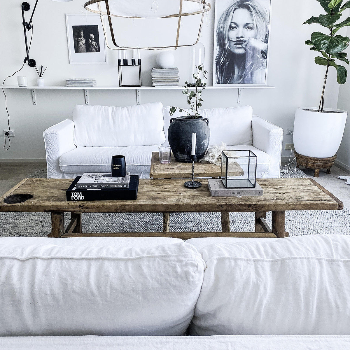 Azizah Handmade Looped Wool Rug - Soft & Durable for Living Room, Bedroom & Nursery Decor