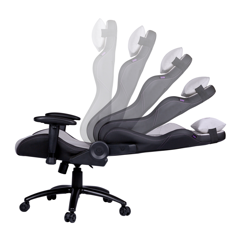 Cooler Master CMI GCR2C GY CM Caliber R2C Ergonomic Gaming Chair with Lumbar Support - High Back Computer Chair for Office & Home Gaming Setup - Perfect for Esports, Streaming, and Long Gaming Sessions
