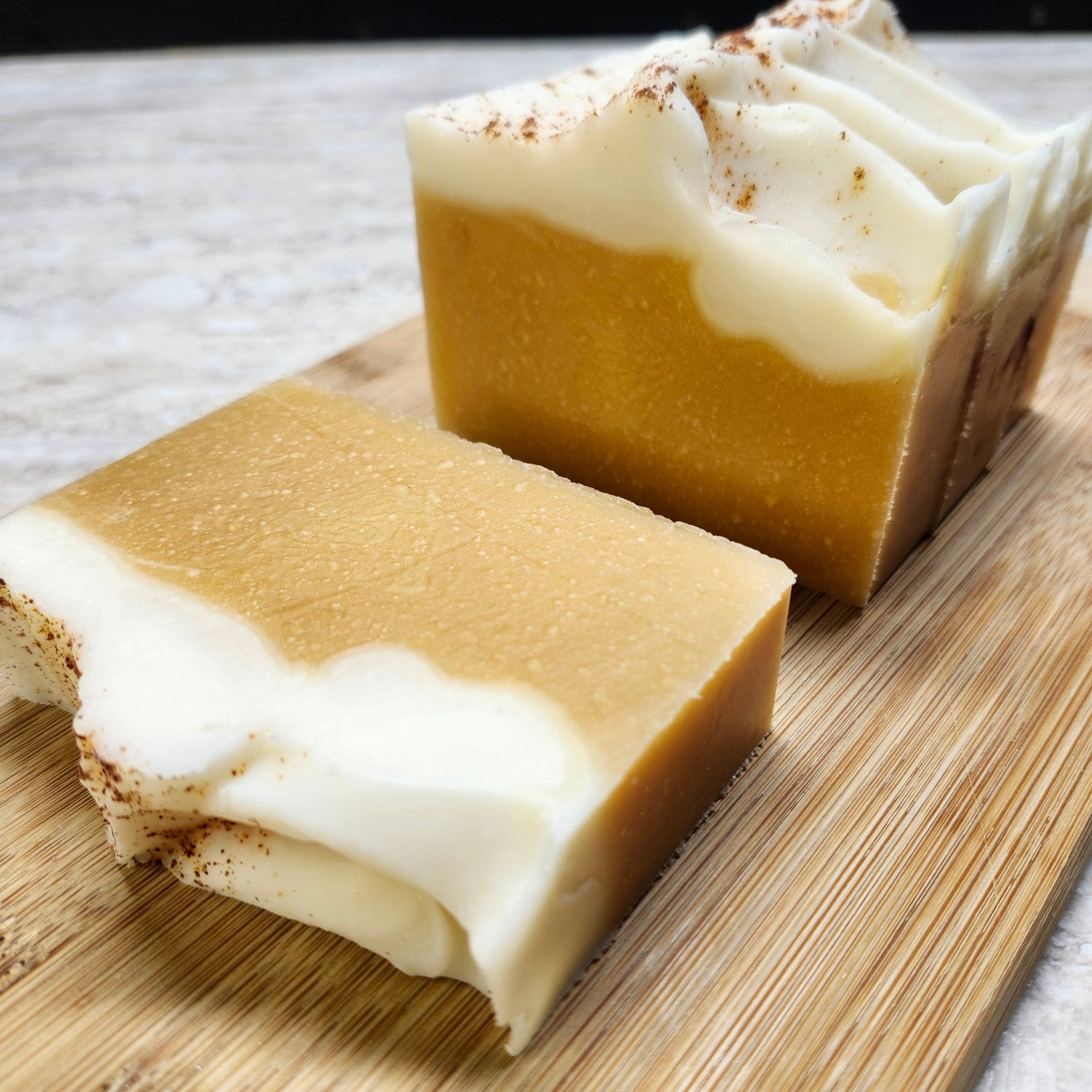 Handmade Pumpkin Spice Latte Soap - Natural & Moisturizing for Fall Skincare | Perfect for Gifts, Bath & Relaxation
