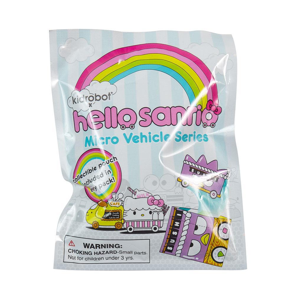 Hello Sanrio Micro Vehicle Blind Bag Series by Kidrobot - Cute Collectible Toy Cars for Kids & Sanrio Fans - Perfect for Gifts, Playtime & Display