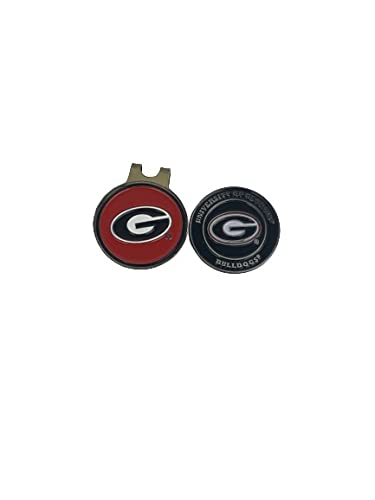 Premium Magnetic Golf Hat Clip with 2 Double-Sided Golf Ball Markers - Stainless Steel Cap Accessory for Golfers - Perfect for Course Play & Practice Sessions