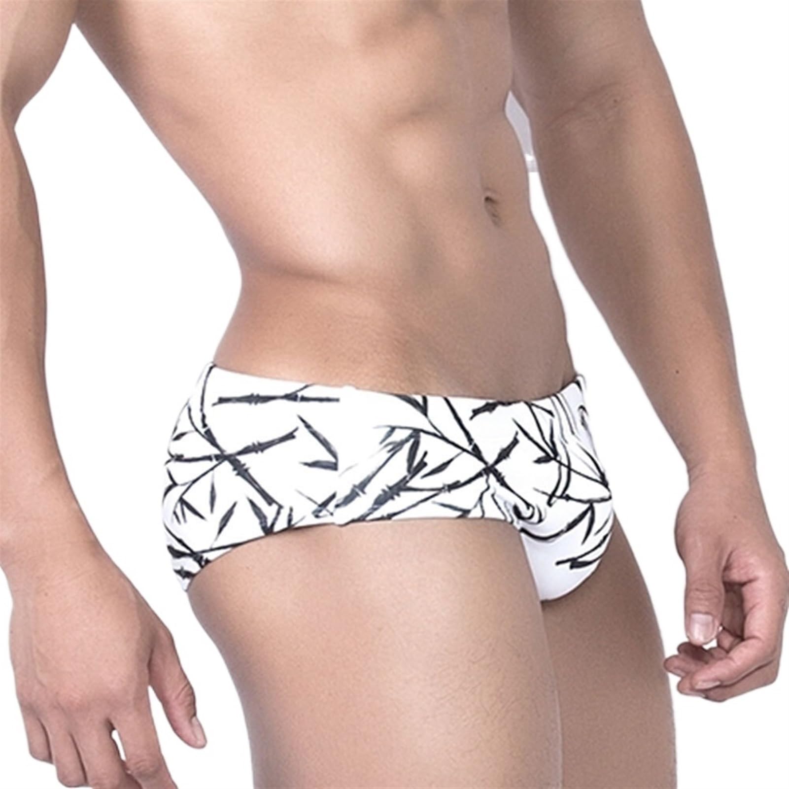 Men's Low-Rise Bikini Swim Briefs - Quick-Dry Beach Swimwear for Surfing, Swimming & Sunbathing