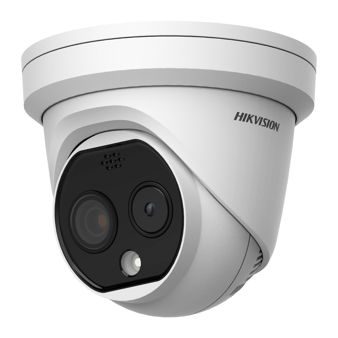 Hikvision DS-2TD1217-2/QA DeepinView Thermal Bi-Spectrum Camera with 2mm Lens, Strobe & Audio - Ideal for Home Security, Surveillance, and Night Vision Monitoring
