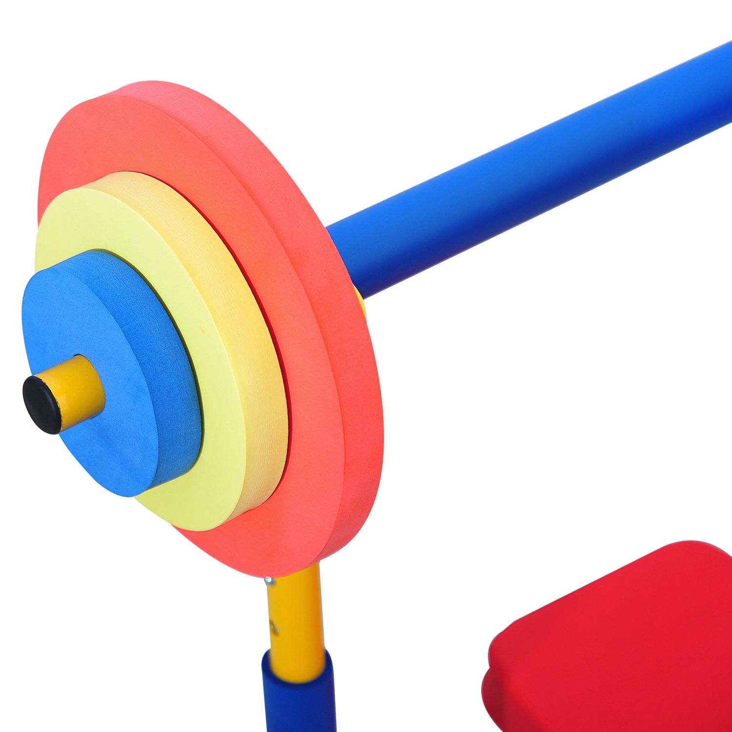 Kinbor Kids Weight Bench - Adjustable Strength Training Equipment for Children, Perfect for Home Gym & Birthday Gifts | Ideal for Kids Fitness, Strength Building & Safe Workouts