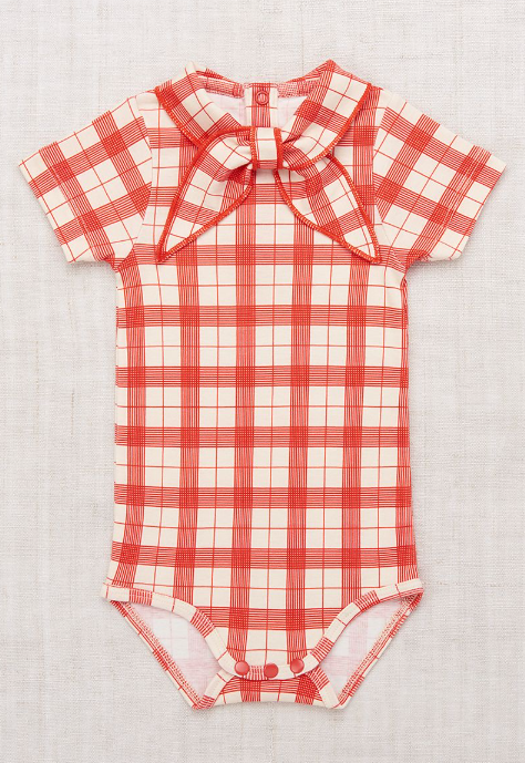 MISHA & PUFF Baby Short Sleeve Onesie - Organic Cotton Bodysuit (6-24 Months) for Playtime, Daycare & Summer Outfits