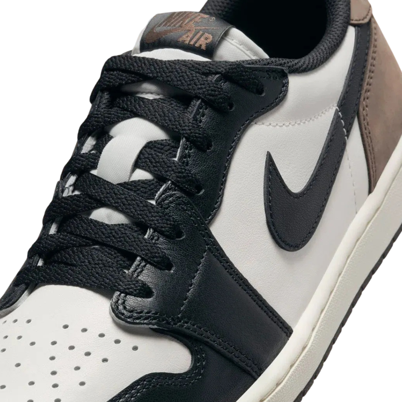 Air Jordan 1 Low OG Sneakers in Mocha/Sail/Dark Mocha - Men's Basketball Shoes for Casual Wear & Street Style