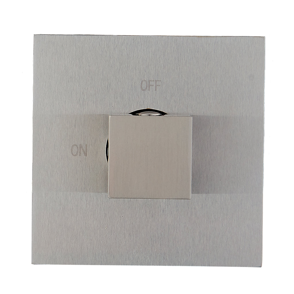 DAX 1053 SQ BN 3-Way Concealed Shower Diverter Valve - Brushed Nickel Finish for Bathroom & Spa Renovation - Perfect for Multi-Outlet Shower Systems