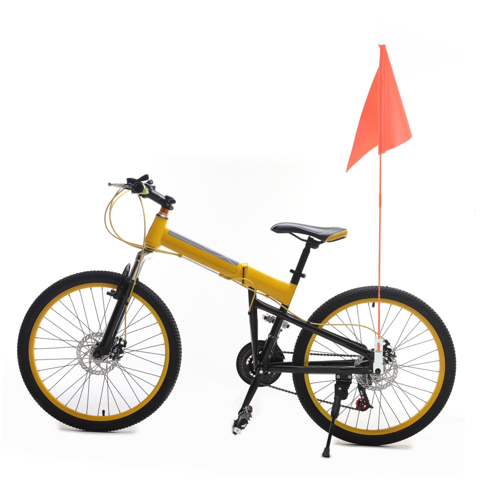 15 Pack Reflective Bike Pennant Flags - High Visibility Cycling Safety Accessories for Adult Bikes, Shopping Carts & Child Safety - Perfect for Night Riding, Urban Commuting & Road Visibility