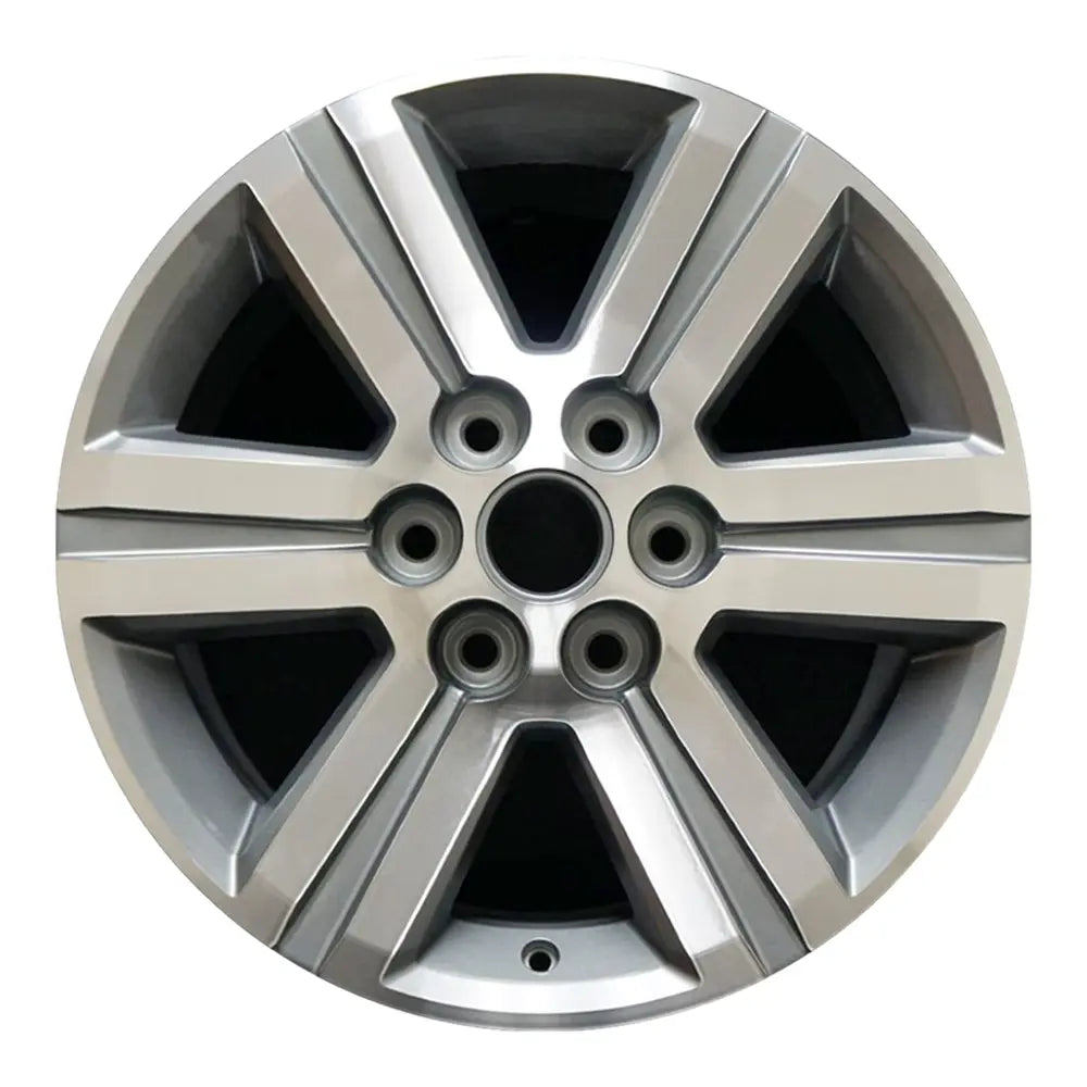 18-Inch Chevy Traverse OEM Replacement Wheel ALY05572 - Machined Silver Rim for 2013-2017 Models (Part# 20997877) | Perfect for Off-Roading, Daily Commuting & Vehicle Customization