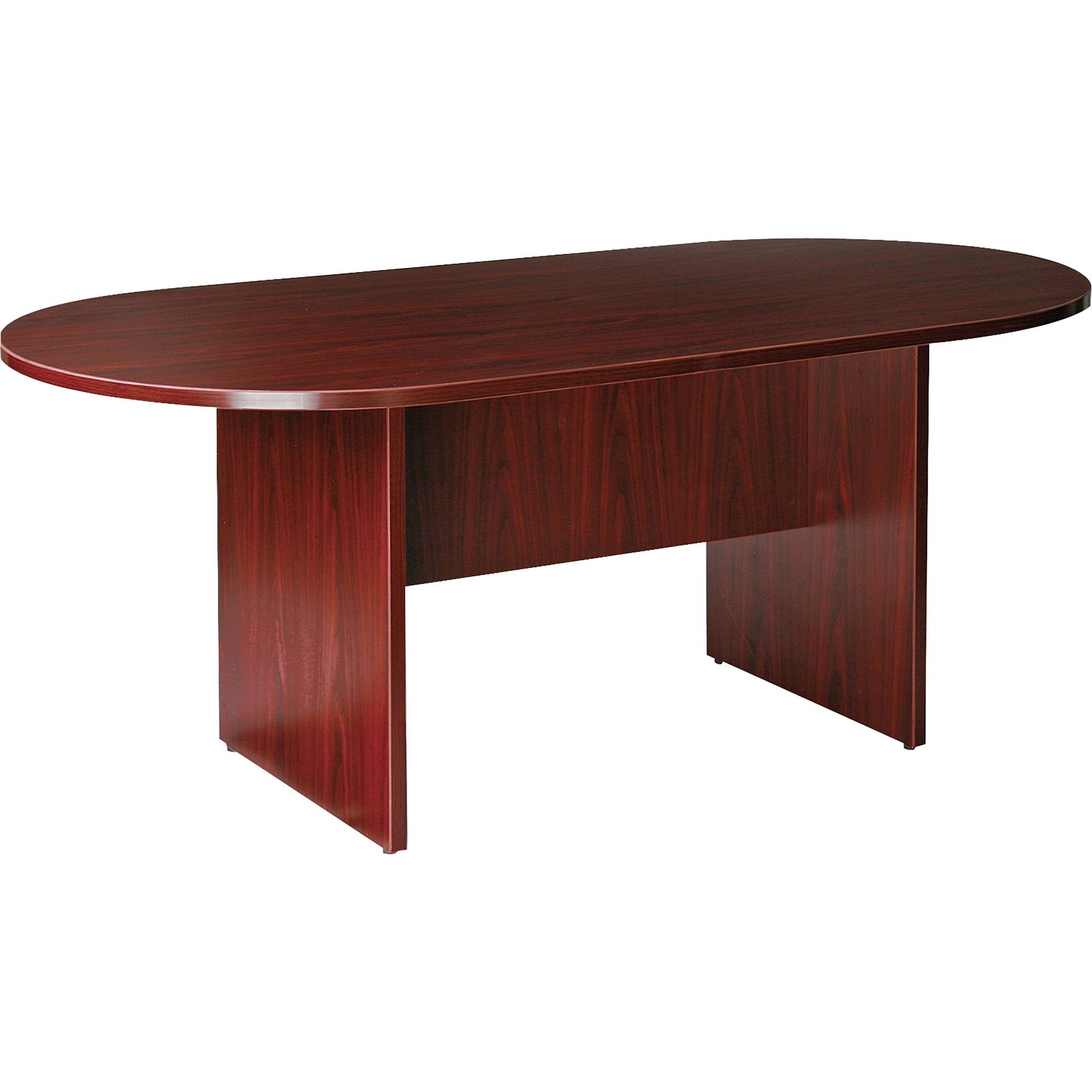 Lorell LLR87272 Essentials Oval Conference Table - 60