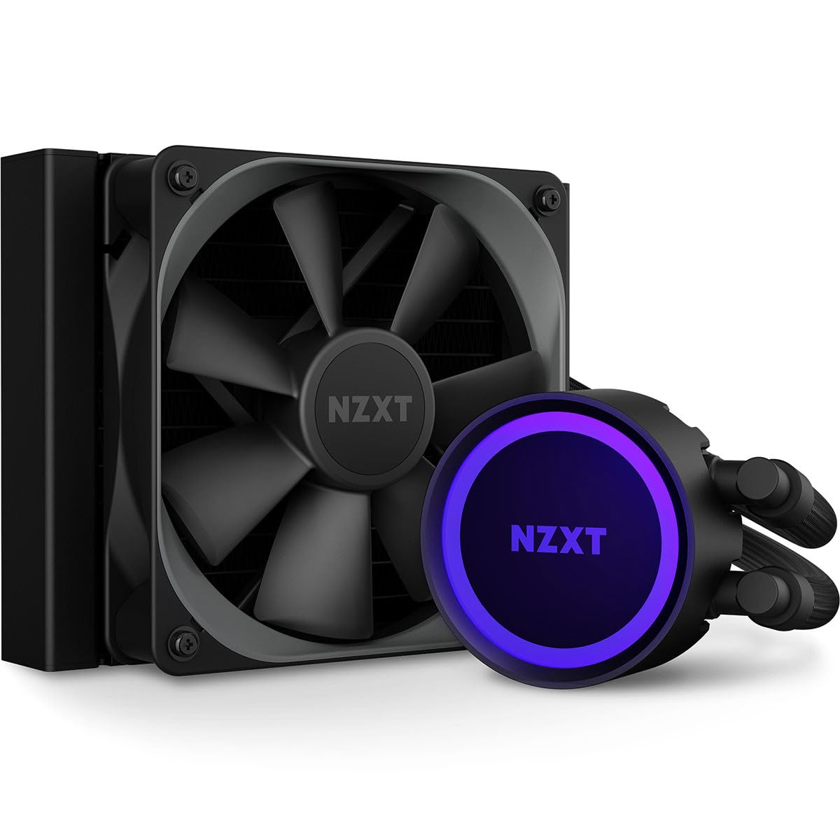 NZXT Kraken 120 RGB AIO Liquid CPU Cooler - 120mm Radiator with Aer P Fans - Quiet & Efficient Cooling for Gaming PC - Black | Perfect for Gaming Rigs & High-Performance Computers