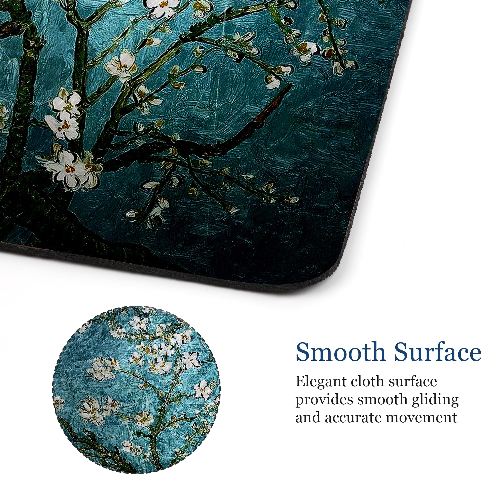 Premium Gaming Mouse Pad - Non-Slip Rubber Base & Smooth Surface for Precise Control - 9.5