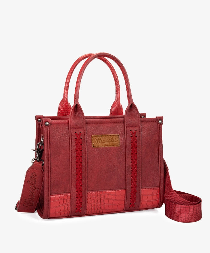 Wrangler Cow Print Crossbody Tote Bag for Women - Stylish Western Handbag for Everyday Use, Shopping & Travel