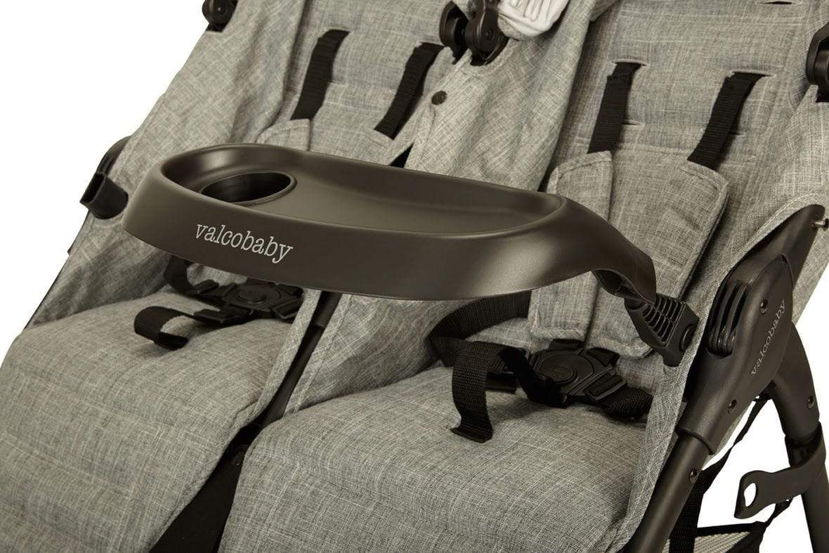 Valco Baby Duo Trend Snack Tray - Durable & Easy-Clean Feeding Tray for Strollers & High Chairs - Perfect for On-the-Go Snacks & Meals