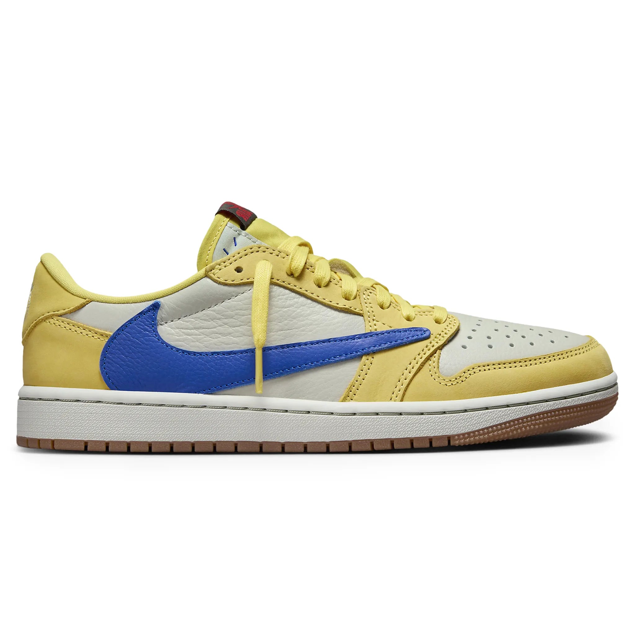 Travis Scott x Air Jordan 1 Retro Low OG Canary Women's Sneakers - Limited Edition Collaboration Shoes for Streetwear & Casual Outfits