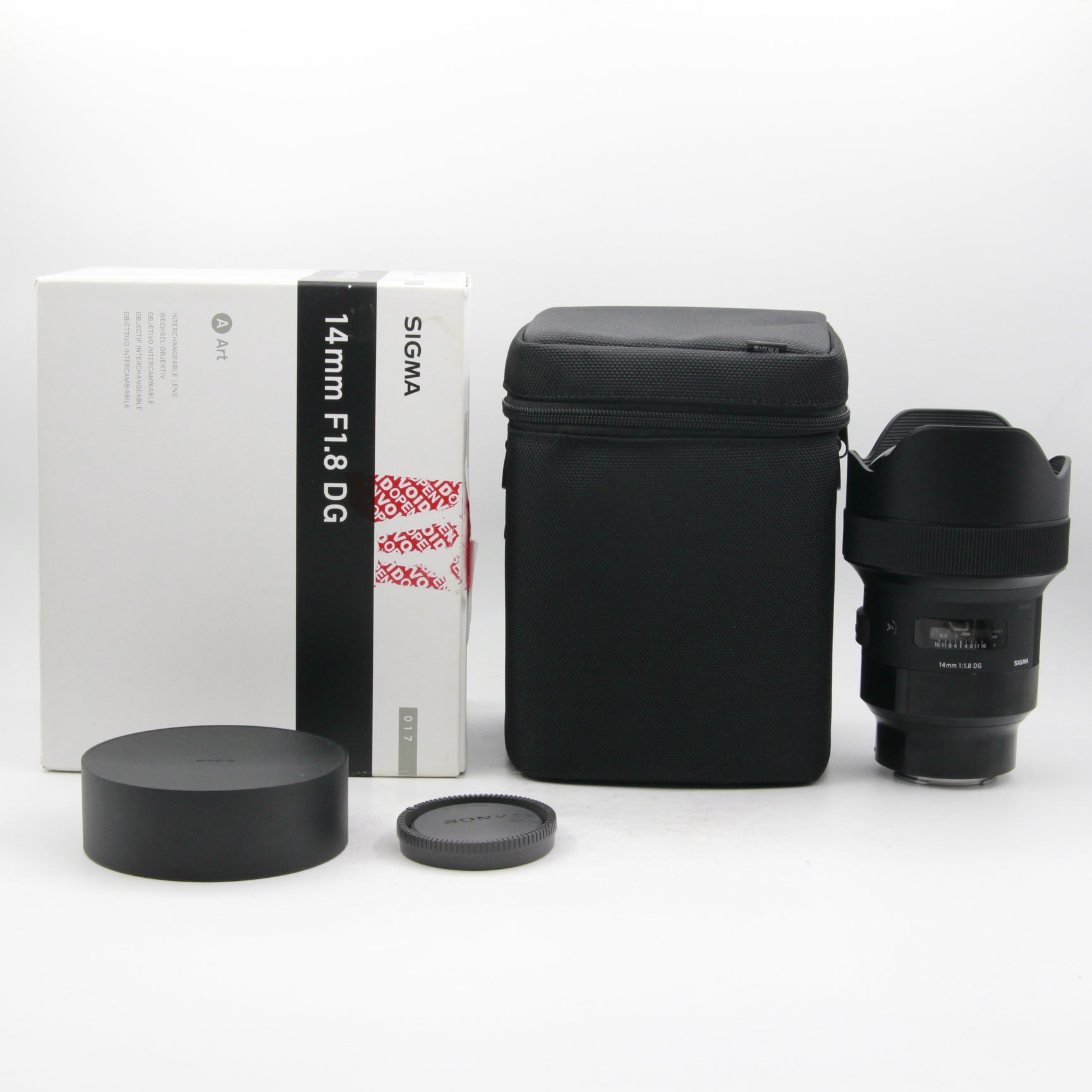 Sigma 14mm f/1.8 DG HSM ART Lens for Sony E Mount - Like New Open Box - Ultra Wide Angle Prime Lens for Landscape, Astro & Architecture Photography