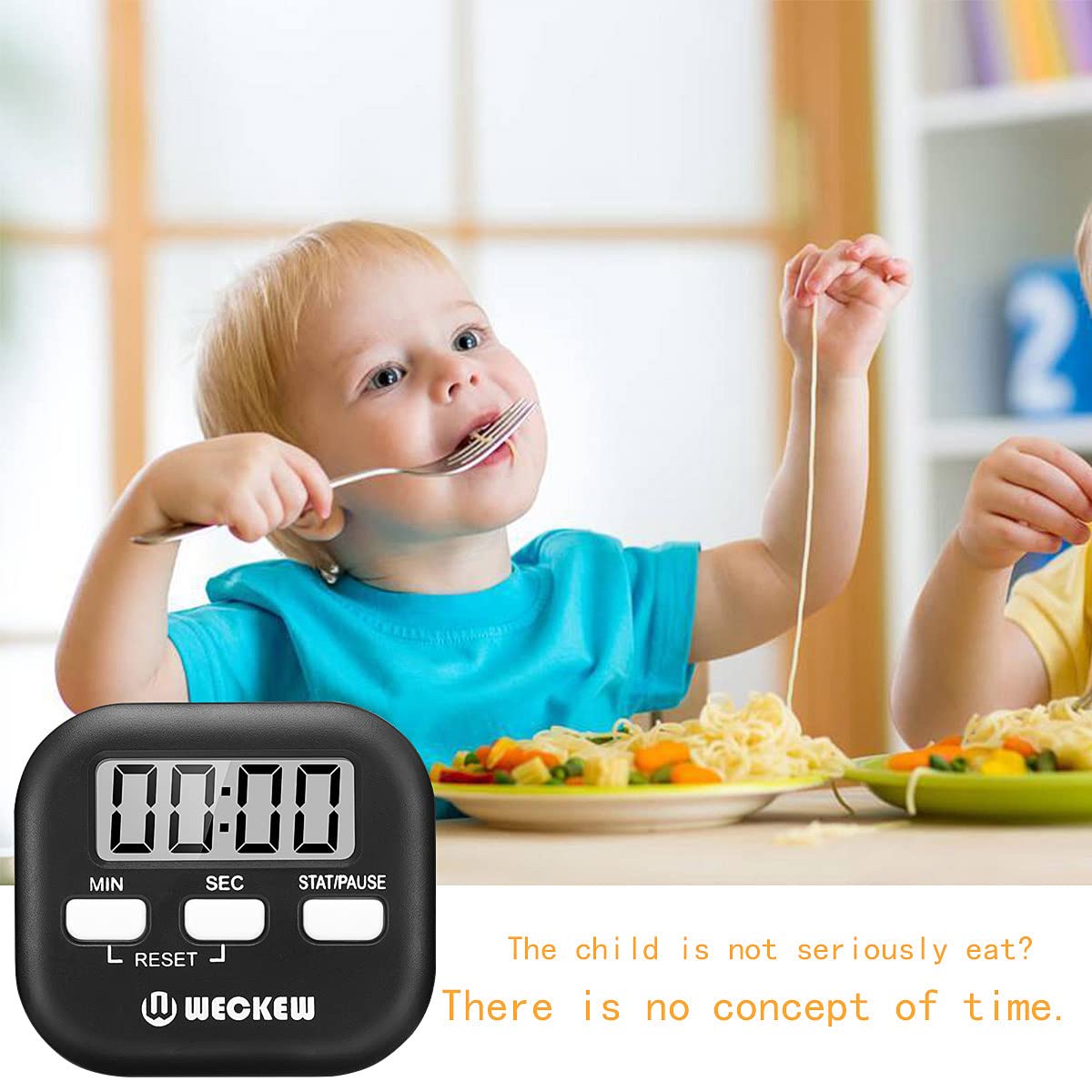 Digital Kitchen Timer for Cooking & Baking - Magnetic, Hanging - Perfect for Home & Classroom Use