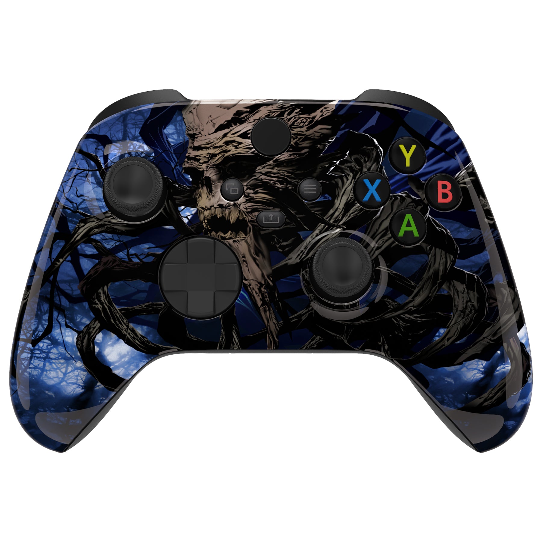 eXtremeRate Glow in Dark Xbox Series S & X Controller Faceplate - Earth Lord Design | Replacement Shell Case for Enhanced Gaming Experience | Perfect for Night Gaming & Customization (Controller Not Included) FX3T171