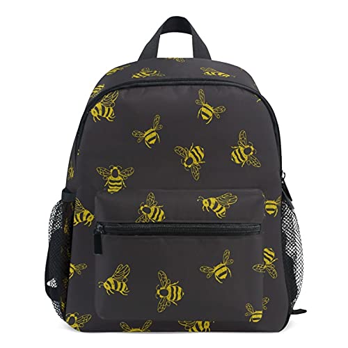 Kids' Backpack with Cute Bee & Insect Design - Durable Toddler Backpack for Preschool & Nursery - Perfect School Bag for Boys & Girls - Ideal for Daycare, Travel & Outdoor Adventures