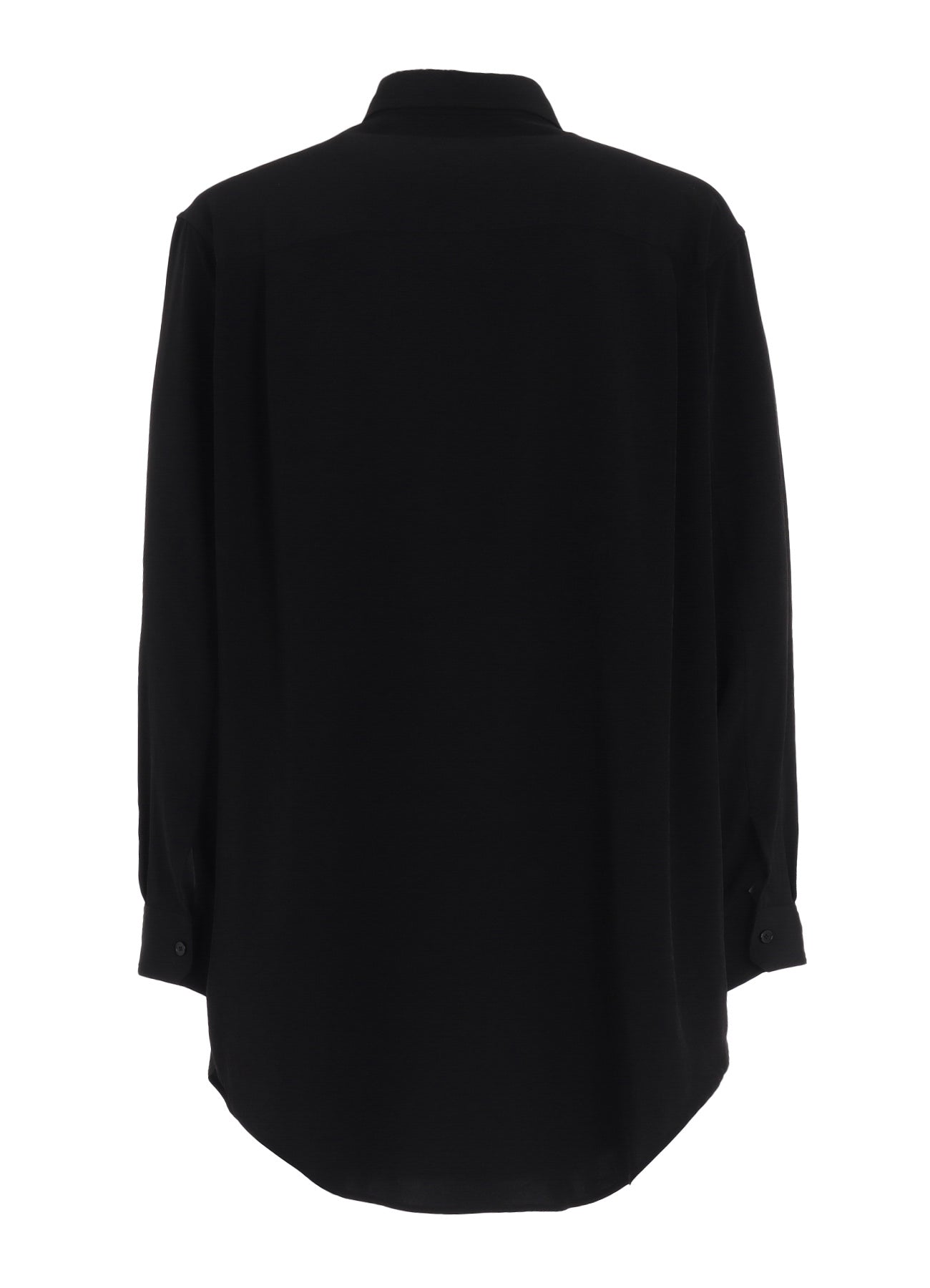 Elegant Crepe de Chine Left Overlapping Shirt for Women - Soft & Flowy Blouse for Office Wear, Casual Outfits & Special Occasions