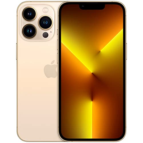 Apple iPhone 13 Pro 128GB Gold - Unlocked Renewed Smartphone for T-Mobile | Premium Camera, Super Retina XDR Display | Perfect for Travel, Photography & Business Use