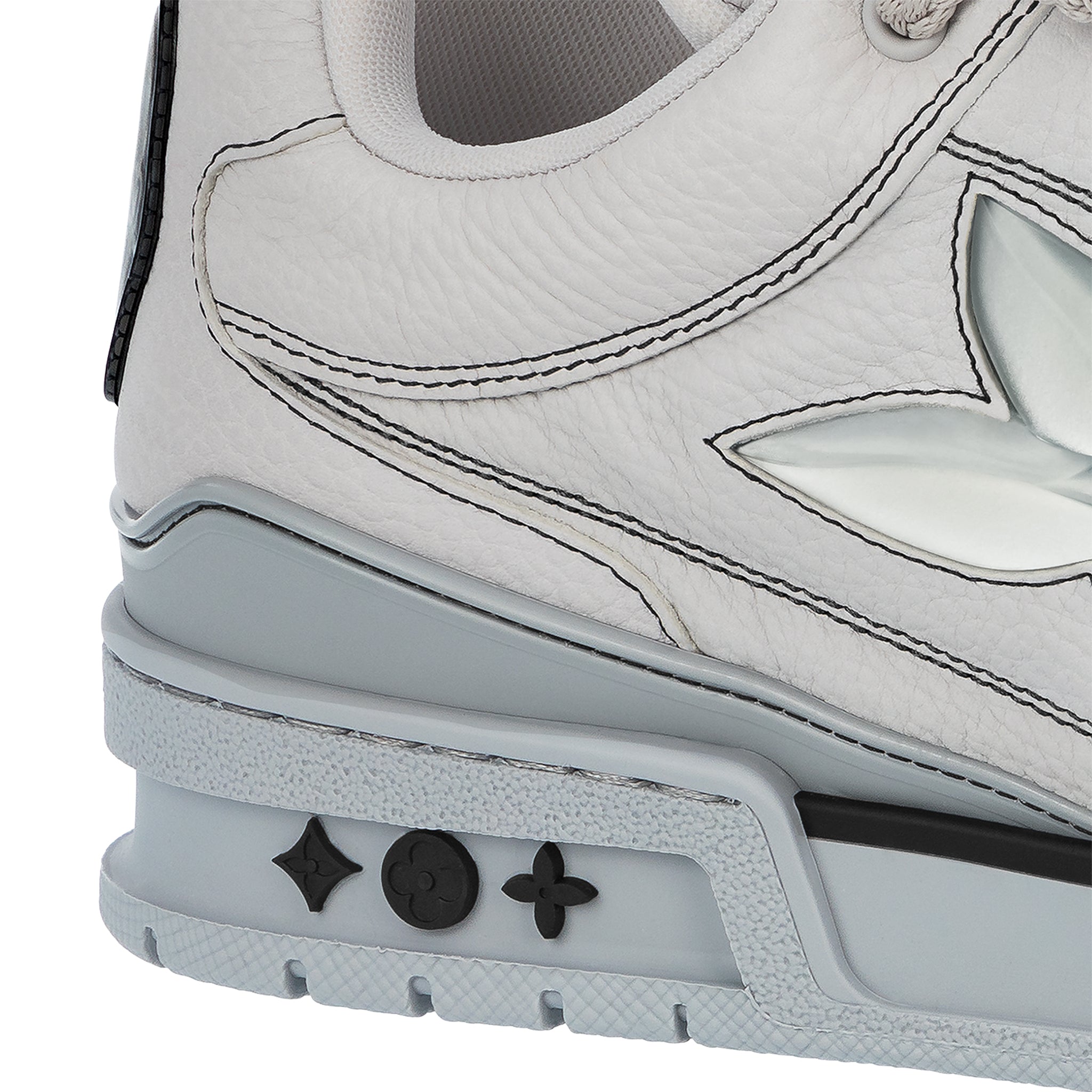 Louis Vuitton LV Skate Trainer Grey Sneakers for Men - Luxury Designer Casual Shoes | Perfect for Streetwear, Skateboarding & Everyday Fashion