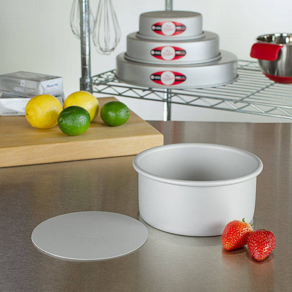 Non-Stick Round Cake Pan with Removable Bottom - 3 Inch Height for Baking, Decorating & Easy Release - Perfect for Birthday Cakes, Cheesecakes & Layer Cakes