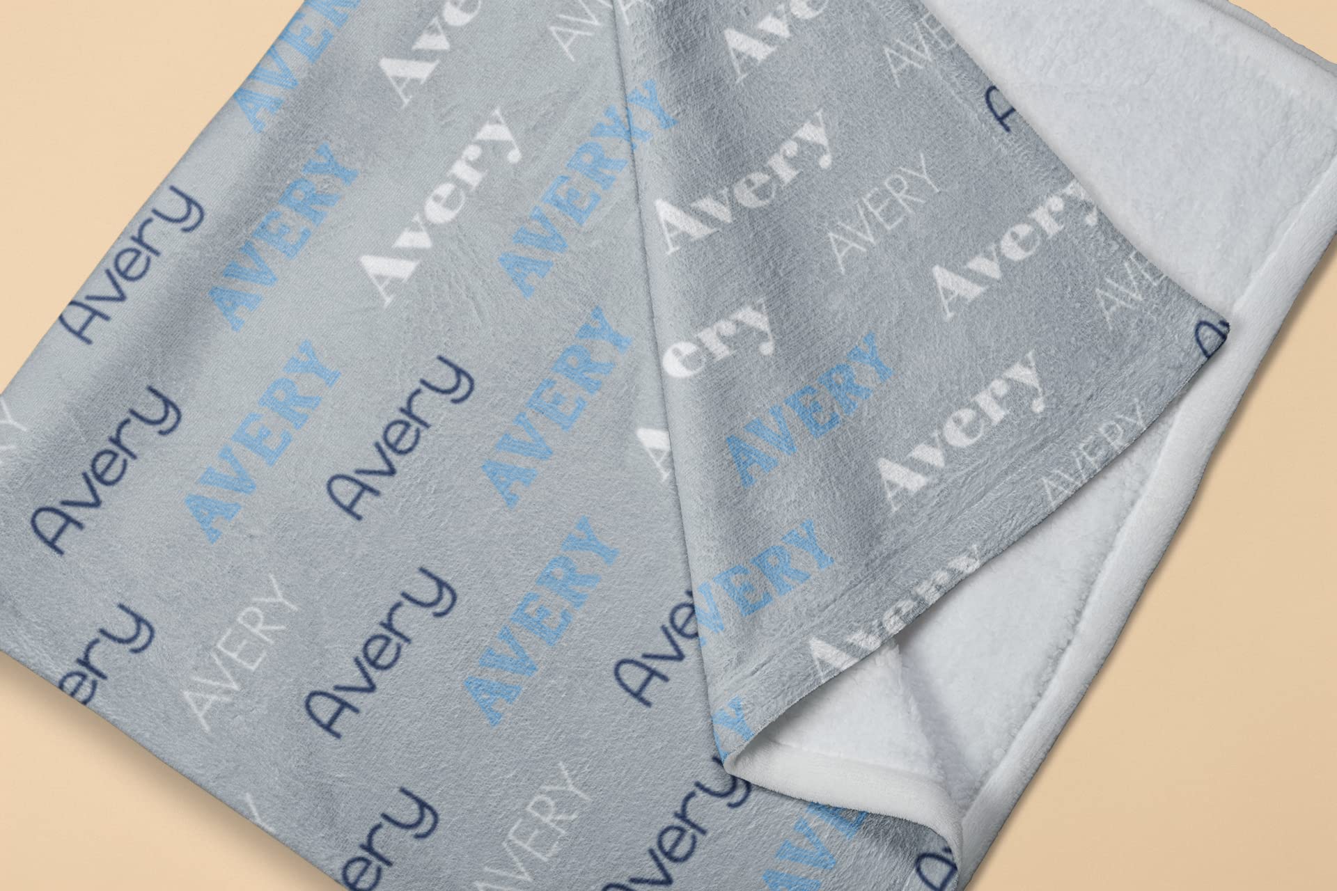 Personalized Baby Blankets for Boys & Girls - Custom Name Embroidered Newborn Swaddle Blanket | Soft & Cozy Baby Shower Gift for Boys & Girls | Perfect for Nursery, Stroller & Photo Shoots