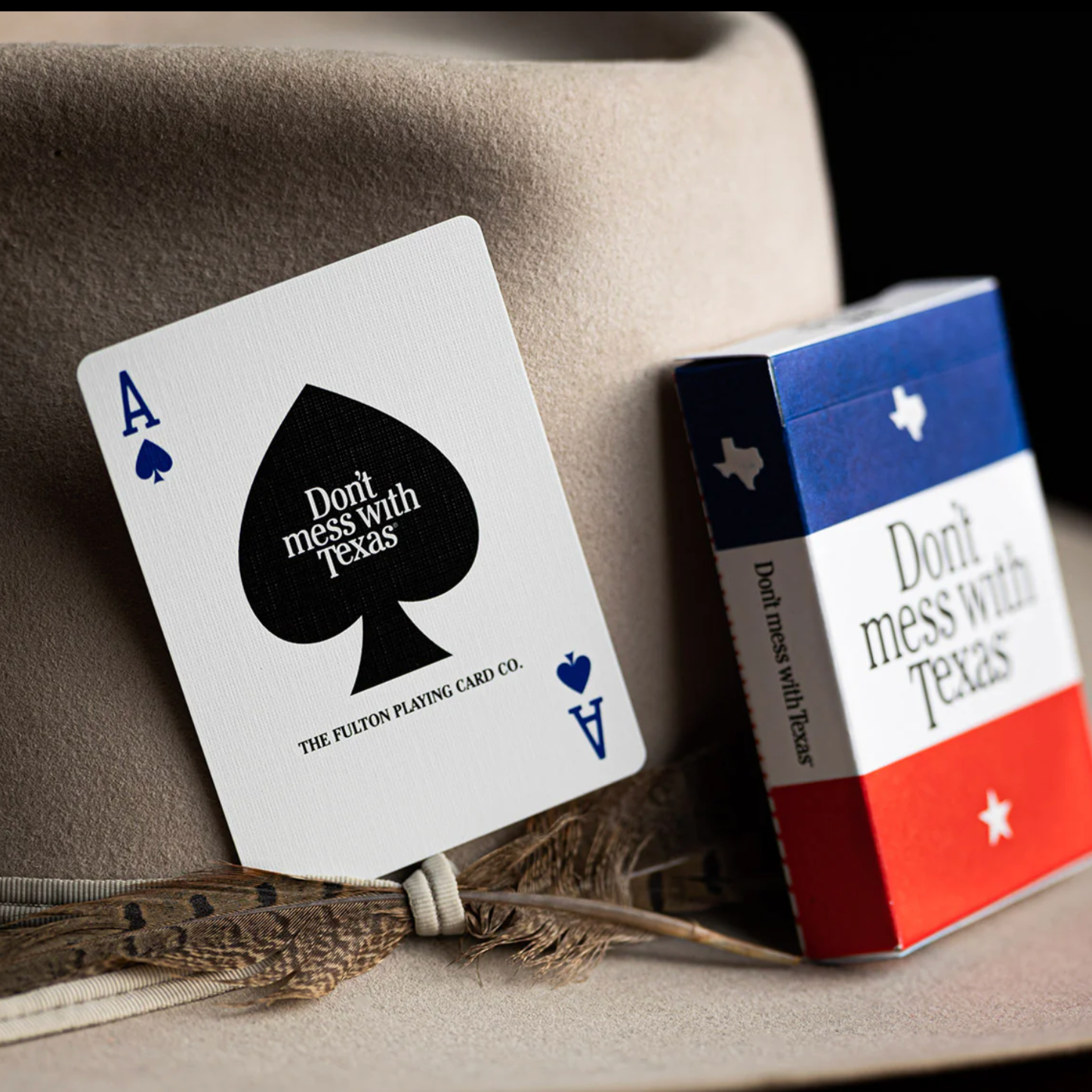 Don’t Mess With Texas Playing Cards - Premium Poker Deck with Unique Texas Design - Perfect for Game Nights, Poker Parties & Travel Entertainment