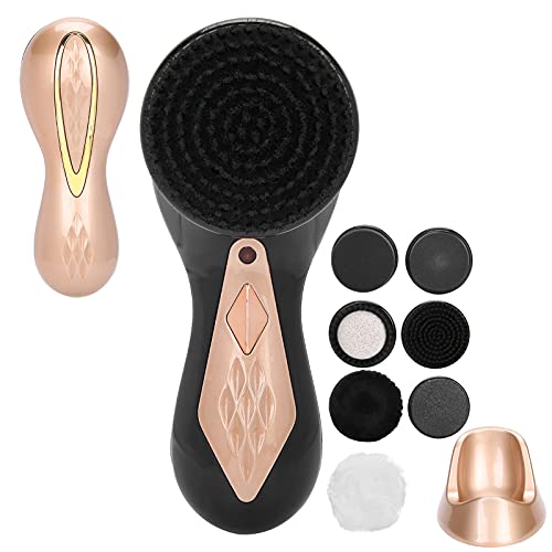 Premium Electric Shoe Polisher & Callus Remover Kit - Multifunctional Leather Shoe Care Set for Shoes, Bags, Sofa Cleaning & Polishing (Golden) - Perfect for Home, Office & Travel Shoe Maintenance
