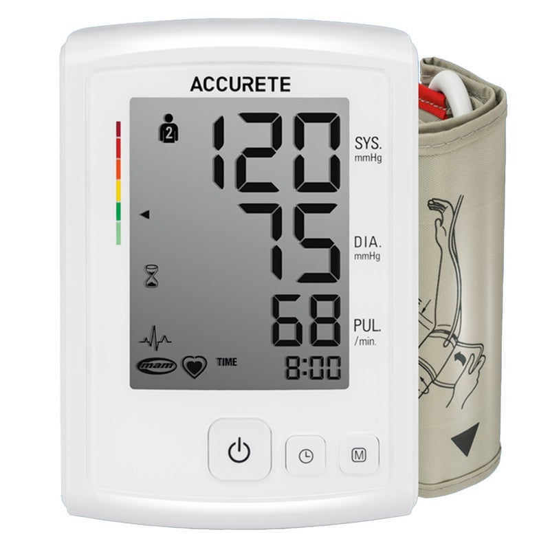 Accurate Digital Blood Pressure Monitor H240 - Upper Arm Cuff for Home Use, Clinically Validated & Easy-to-Read Display - Ideal for Seniors, Hypertension Monitoring & Health Tracking