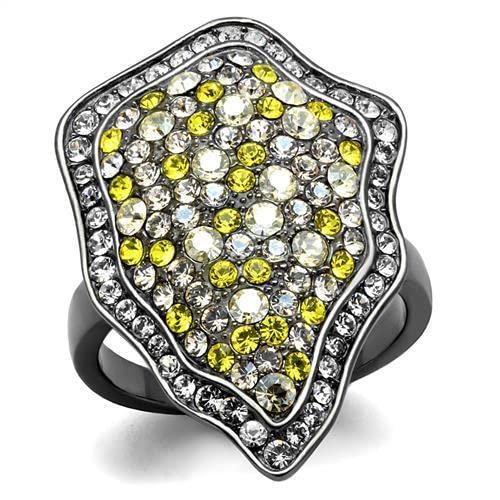 Zawadee Gun Ring - Stainless Steel with GRD Crystal for Men