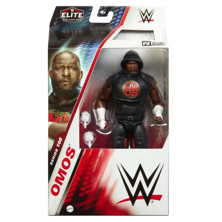 WWE Elite Collection Series 108 Omos Action Figure - Authentic Wrestling Collectible for Fans & Display | Perfect for Home Decor, Gift Giving & WWE Memorabilia Collections