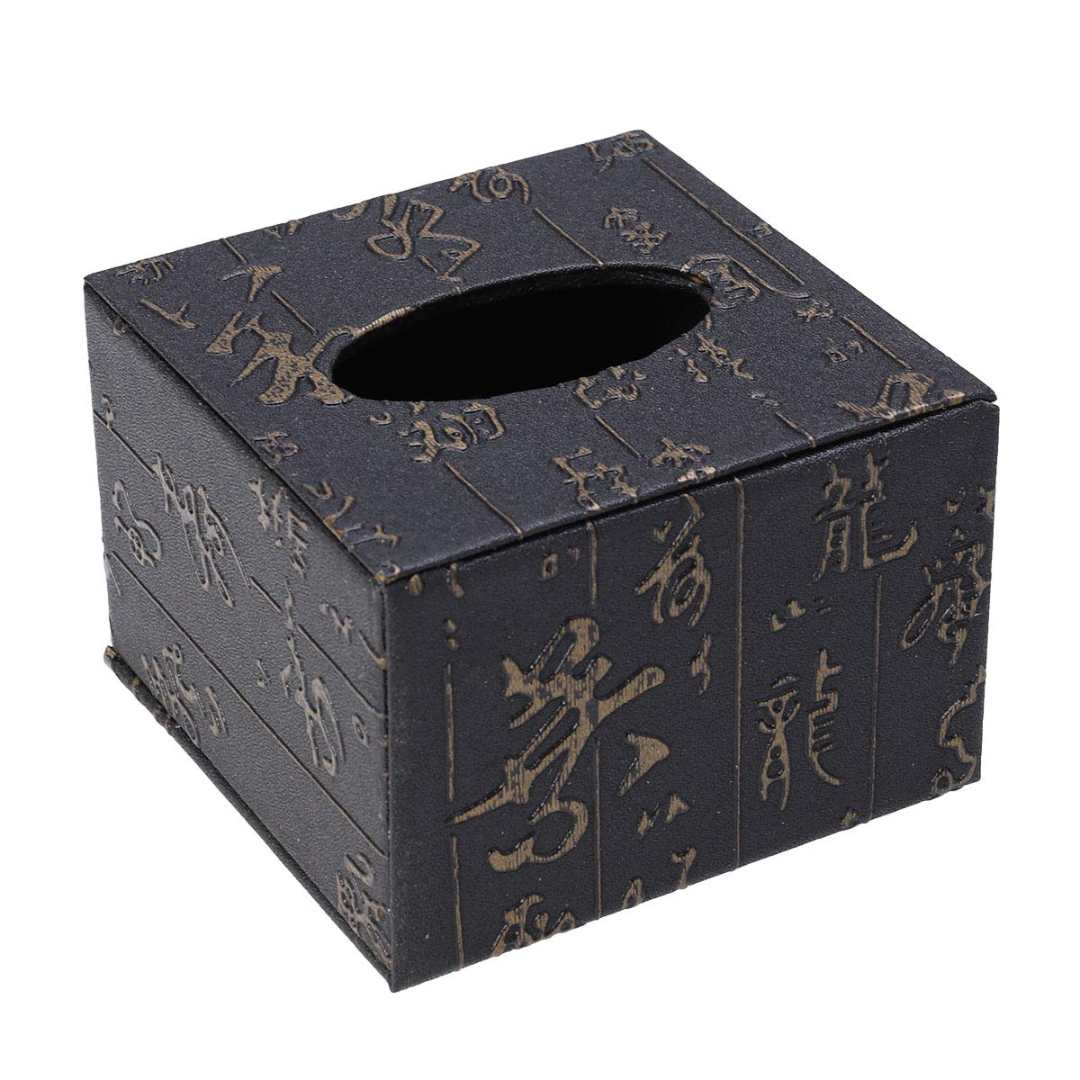 Bamboo Square Tissue Box Holder - Stylish Napkin Dispenser for Home, Office & Restaurant Decor