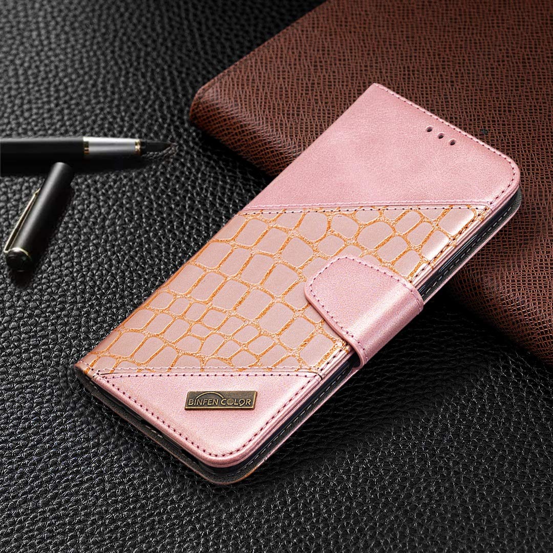 Slim PU Leather Wallet Case for Samsung Galaxy A11 with Credit Card Holder & Kickstand - Premium Solid Color Protective Phone Cover for Everyday Use & Travel