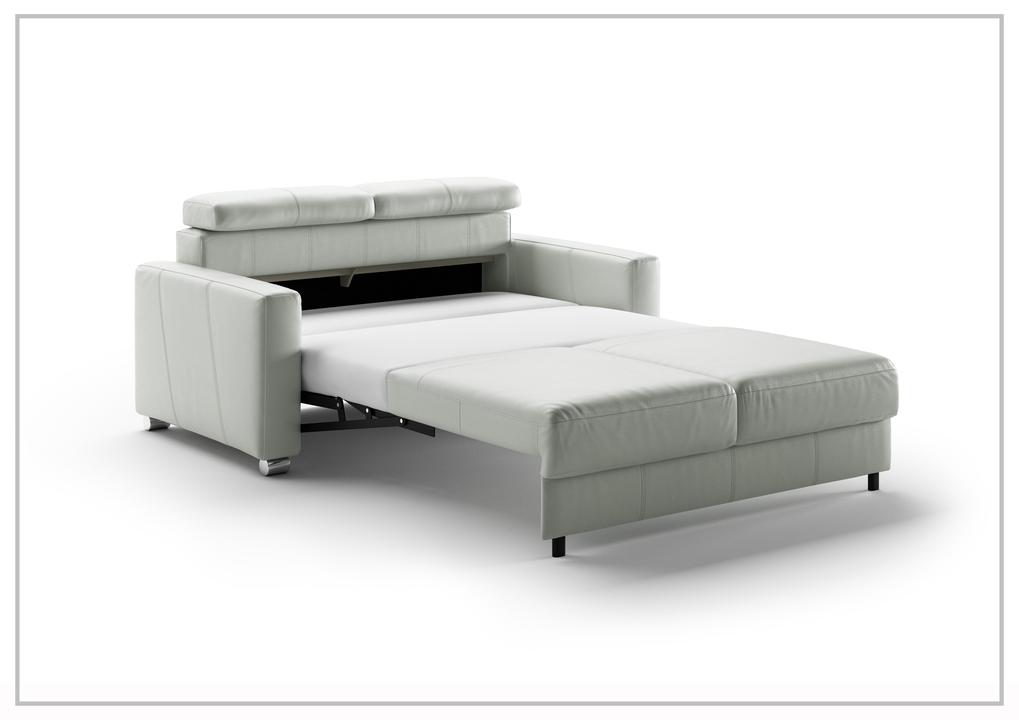 Luonto West Level 2 Seater Queen Loveseat Sleeper Sofa Bed - Convertible Comfort for Small Spaces, Guest Rooms & Apartments