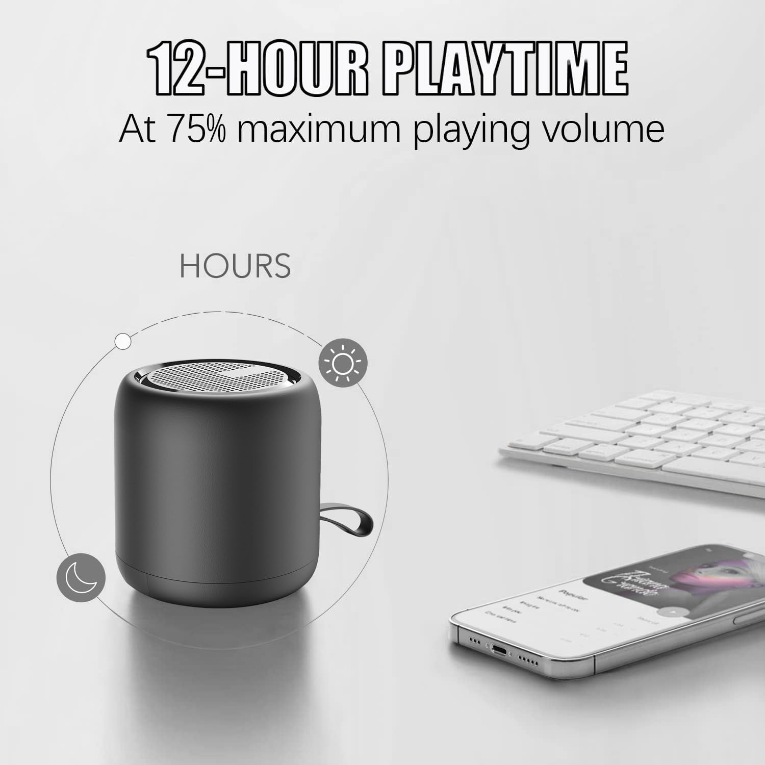 Premium Portable Bluetooth Speaker with 3D Stereo HiFi Bass - Wireless Waterproof Speaker for Shower, Pool, Beach, Travel, Party, BBQ & Outdoor Adventures - Bluetooth 5.0 Speaker for Home, Garden & On-the-Go Entertainment